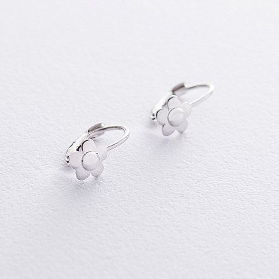 Дитячі золоті сережки "Квіточки" с05893