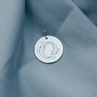 Срібний кулон "Стихія води" 133090ст №2