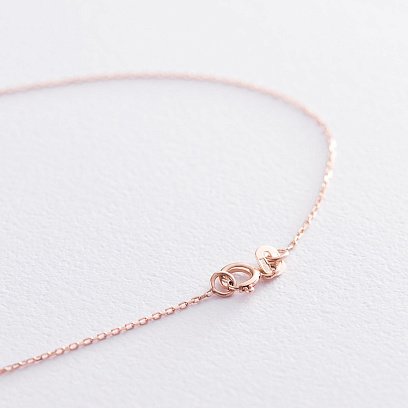 Золоте кольє з фіанітом кол01356 №3