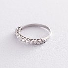 Серебряное кольцо с фианитами 112580 от ювелирного магазина Оникс - 3