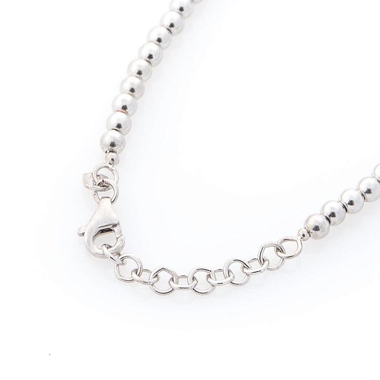 Золотий браслет з кульками (чорні фіаніти) б03582 від ювелірного магазину Онікс - 2