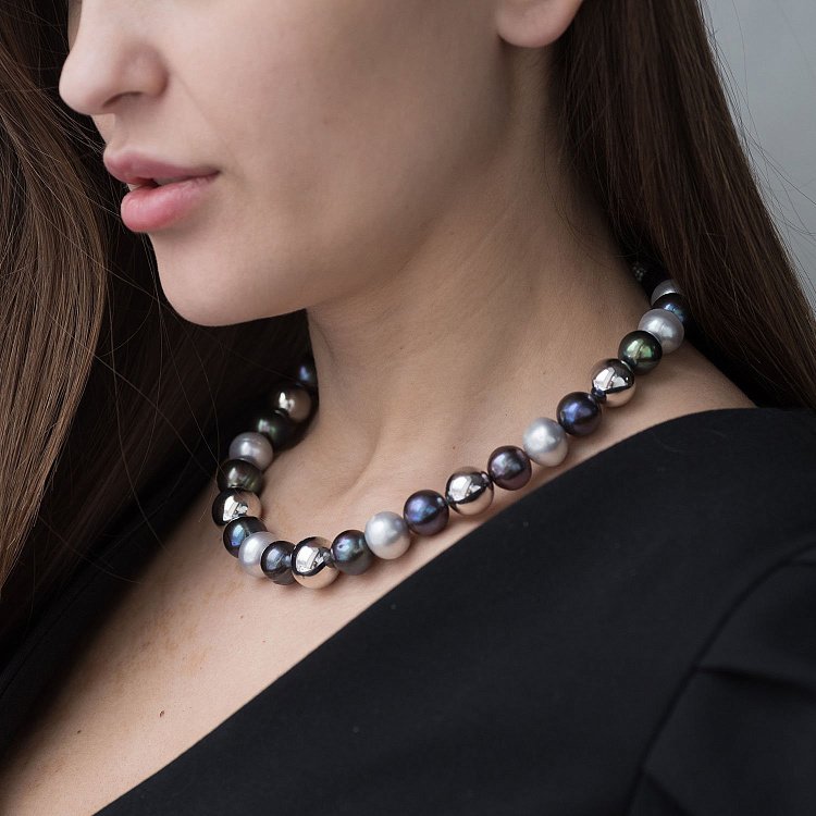 Колье из жемчуга кол00545 от ювелирного магазина Оникс - 1