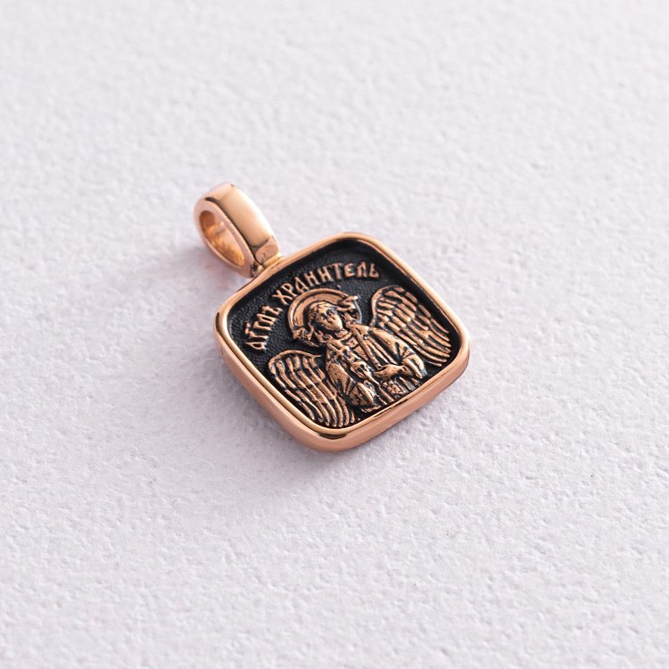 Золотая подвеска "Божия Матерь Семистрельная" п02427с от ювелирного магазина Оникс - 1