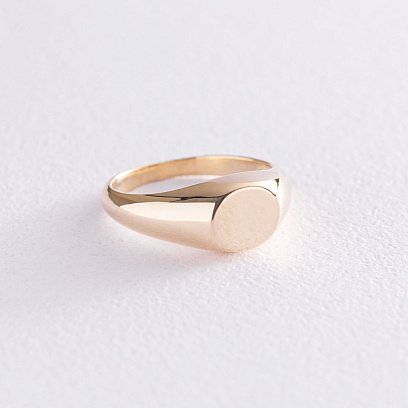 Печатка в желтом золоте к06720