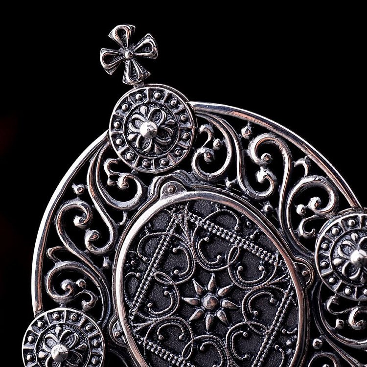 Икона "Св. Николай Чудотворец" 23450 от ювелирного магазина Оникс - 2