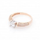 Помолвочное кольцо (фианиты) к02763 от ювелирного магазина Оникс - 1