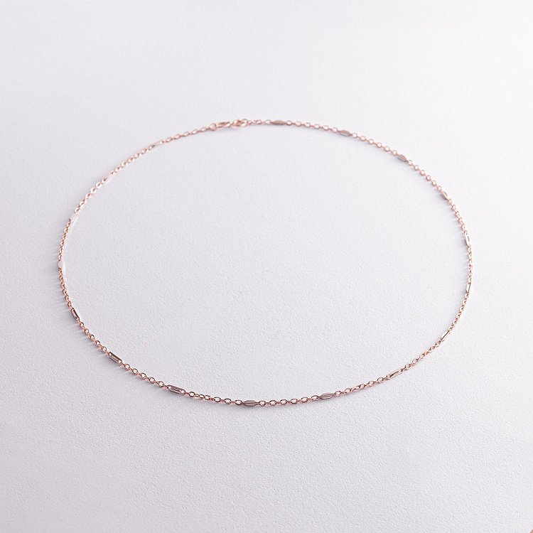 Кольє - ланцюжок у червоному золоті ц00455 від ювелірного магазину Онікс - 4