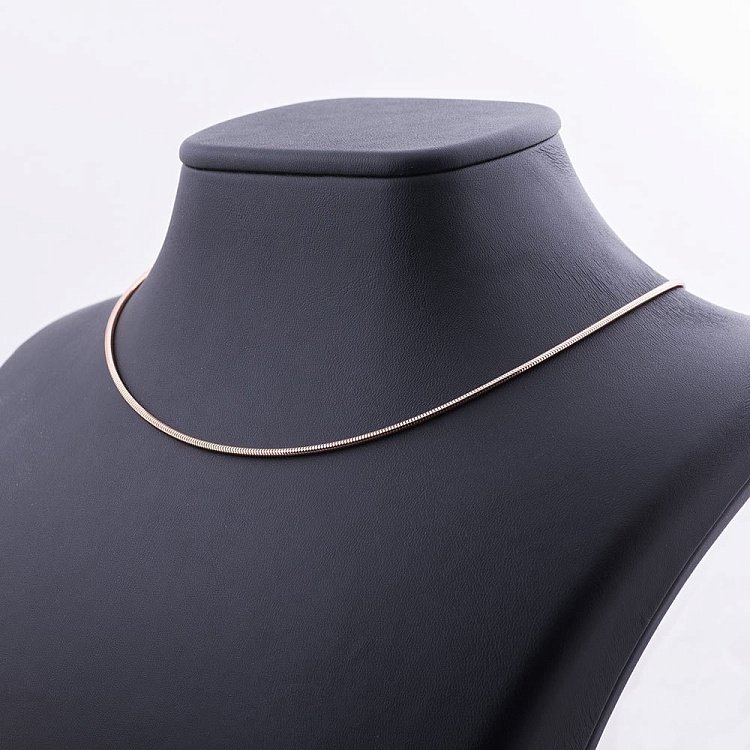 Золотий ланцюжок плетіння Снейк (1.5 мм) ц00003-1.5 від ювелірного магазину Онікс - 4