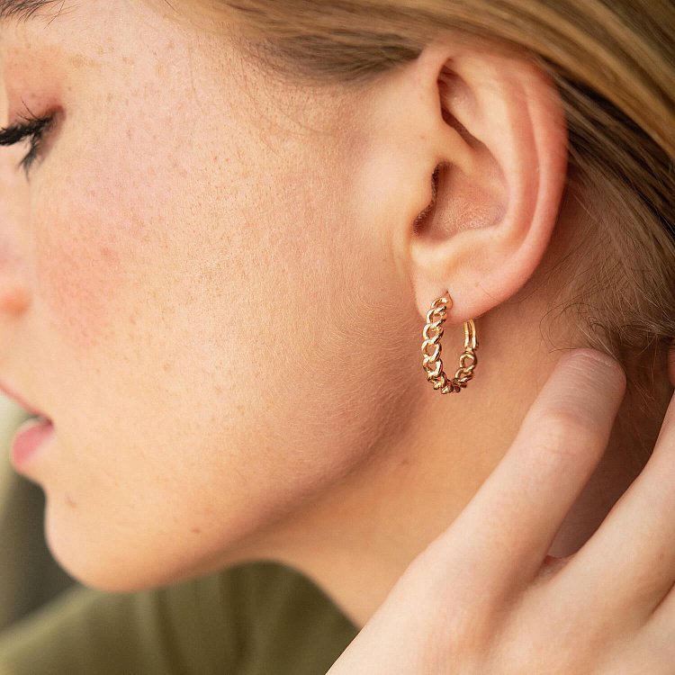 Золоті сережки "Анетт" с07414 від ювелірного магазину Онікс - 3