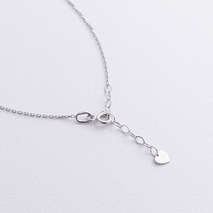 Золотой браслет "Сердечко" на ногу б05502 от ювелирного магазина Оникс - 3