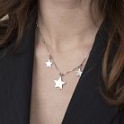Срібне кольє "Три зірки" 18611 от ювелирного магазина Оникс