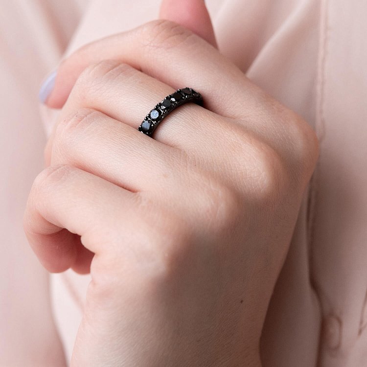 Золотое кольцо с бриллиантами кб0262di от ювелирного магазина Оникс - 5