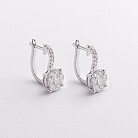 Золоті сережки з діамантами сб0557ri от ювелирного магазина Оникс