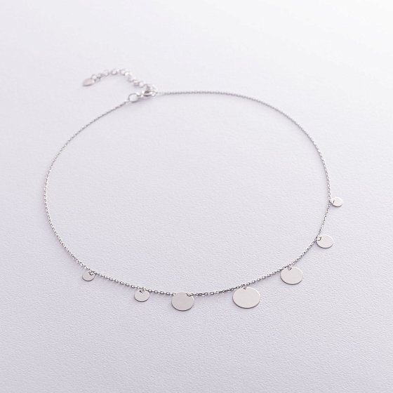 Серебряное колье "Монетки" 18800