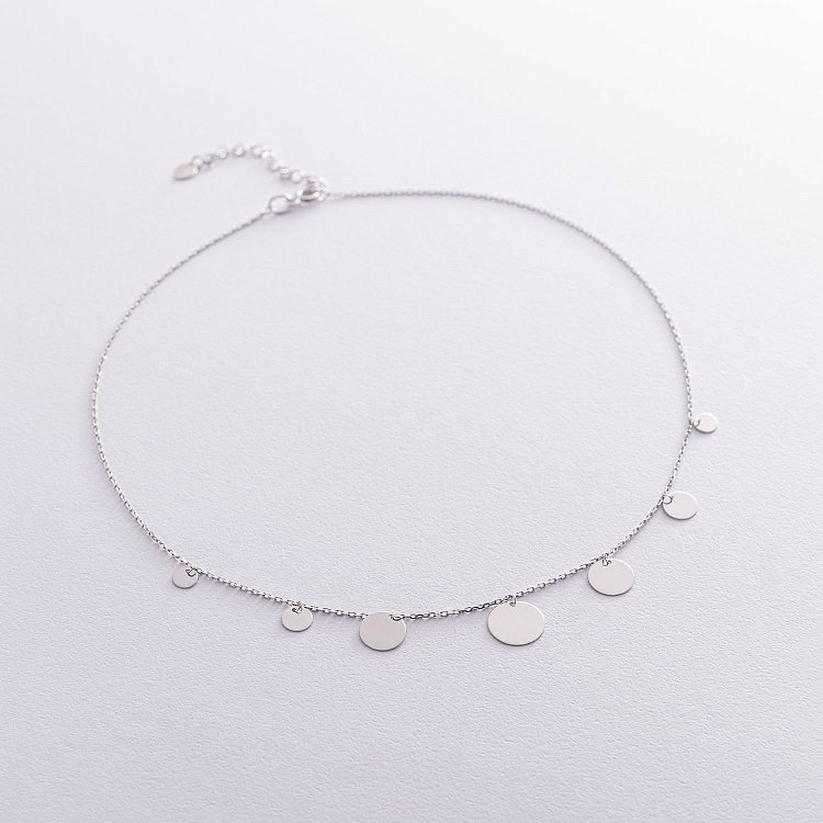 Серебряное колье "Монетки" 18800 от ювелирного магазина Оникс