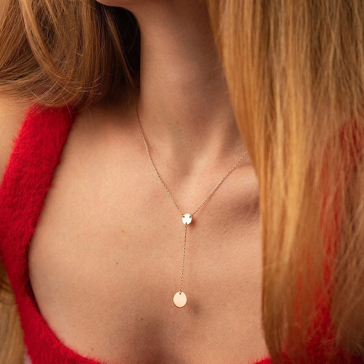 Золоте кольє "Монетки" (можливе гравіювання) кол02500 від ювелірного магазину Онікс - 3