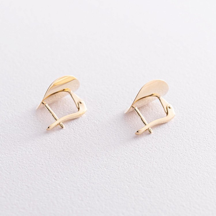 Сережки "Досконалість" в жовтому золоті 470085М від ювелірного магазину Онікс - 4