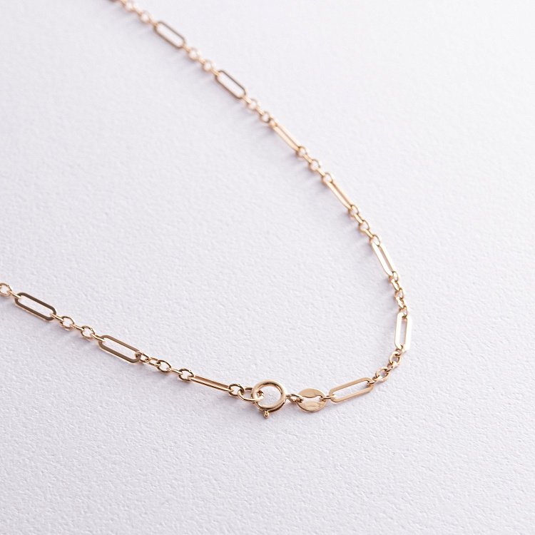 Колье - цепочка в желтом золоте кол02386 от ювелирного магазина Оникс - 8