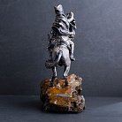 Серебряная фигура ручной работы "Наполеон Бонапарт на коне" 23099 от ювелирного магазина Оникс - 5