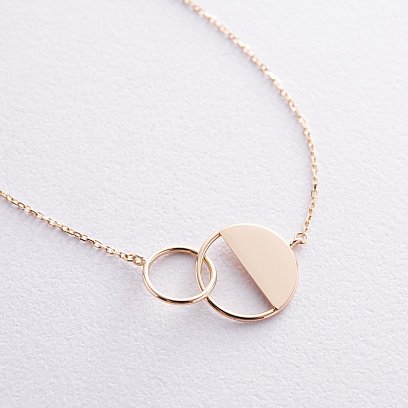 Золотий браслет "Переплетення" б04374 №6