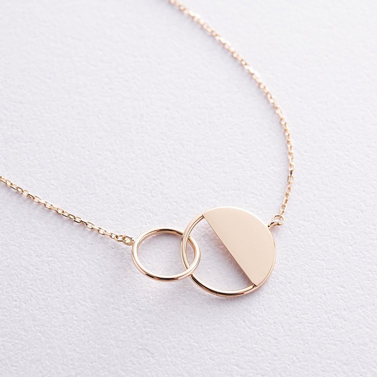 Золотий браслет "Переплетення" б04374 від ювелірного магазину Онікс - 8