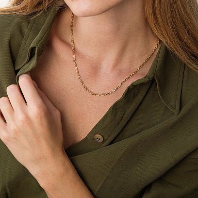 Золотая цепочка Якорное плетение ц00246 №4