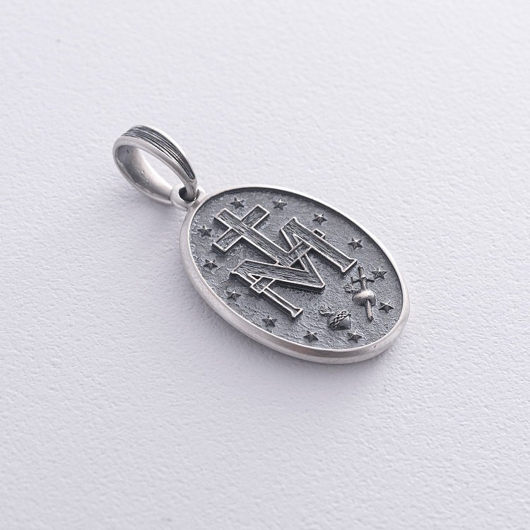 Серебряный кулон "Дева Мария" 7115 от ювелирного магазина Оникс - 2