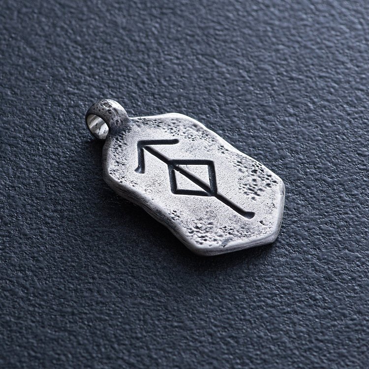 ﻿Срібний кулон "Вітер Імболка" 133239 від ювелірного магазину Онікс - 2