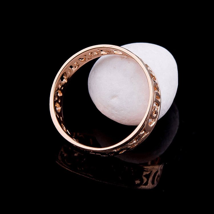 Кольцо "Спаси и сохрани" к00186 от ювелирного магазина Оникс - 2