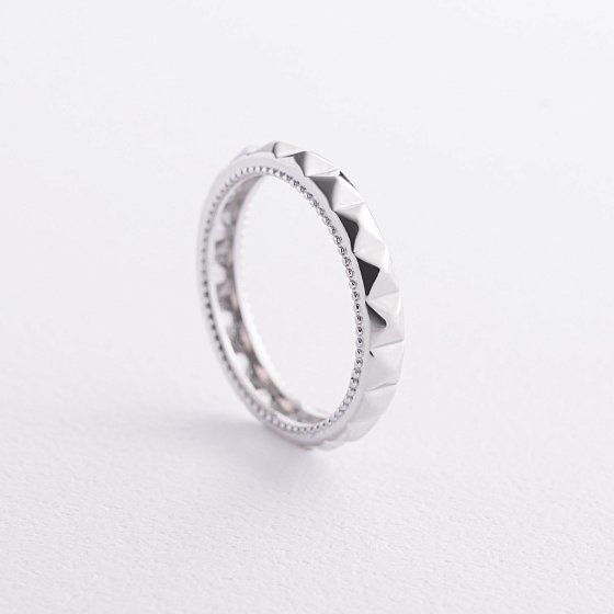 Серебряное кольцо "Mona" 112838