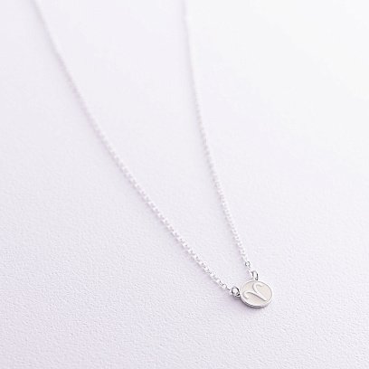 Срібне кольє "Знак зодіаку Овен" 181052овен