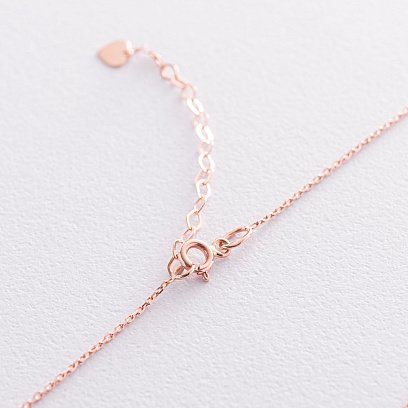 Кольє "Конюшина" в червоному золоті кол01901 №5