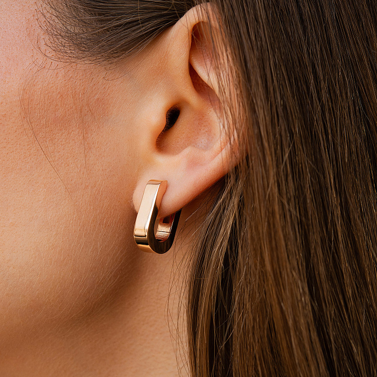 Золотые серьги "Grace" с09634 от ювелирного магазина Оникс - 3