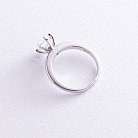 Серебряное помолвочное кольцо с фианитом 111848 от ювелирного магазина Оникс - 2