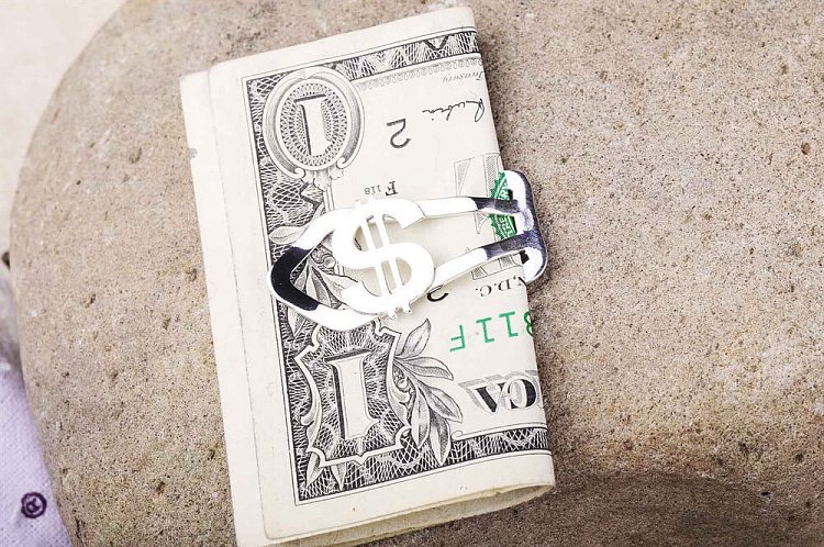 Зажим для денег "Доллар" 17019 от ювелирного магазина Оникс - 1