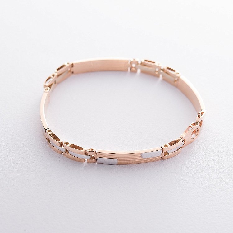 Чоловічий золотий браслет б04293 від ювелірного магазину Онікс