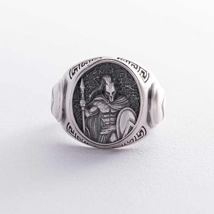 Чоловічий срібний перстень "Воїн" 420 від ювелірного магазину Онікс - 10