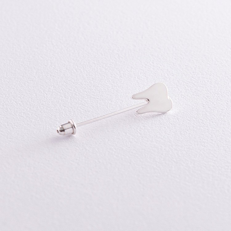 Медицинский значок "Зуб" в серебре 20049 от ювелирного магазина Оникс - 7