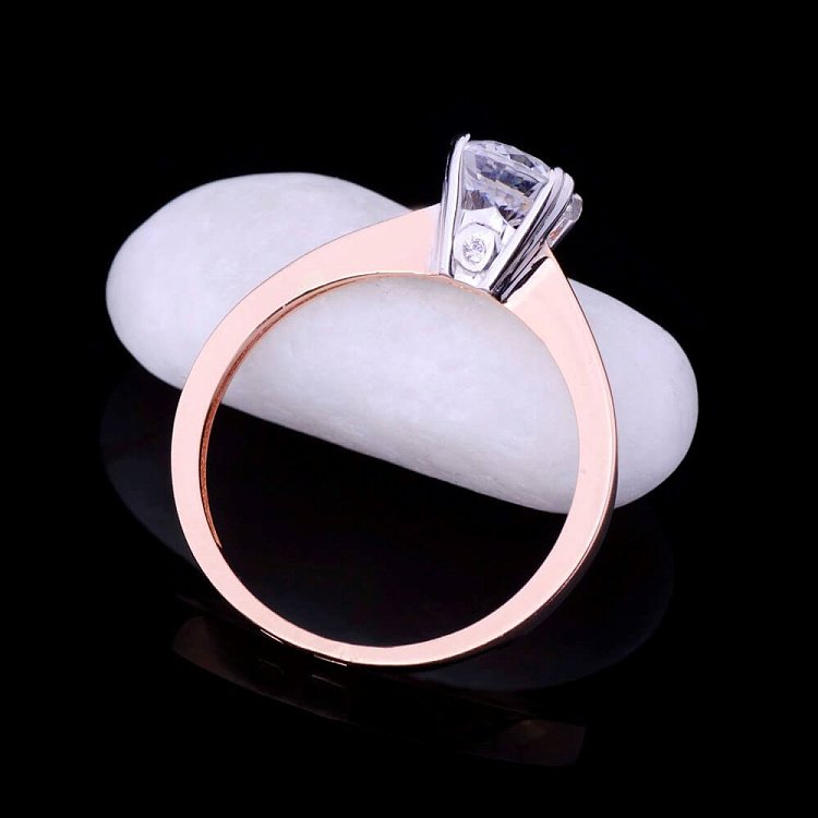 Кольцо (фианит) к01694 от ювелирного магазина Оникс - 1