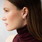 Золоті сережки-пусети з діамантами сб0280ri от ювелирного магазина Оникс - 1