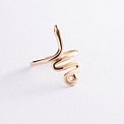 Кольцо "Змея" в желтом золоте к07090 от ювелирного магазина Оникс