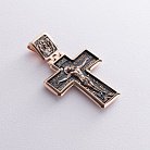 Православний хрест "Розп'яття" (чорніння) п01877 от ювелирного магазина Оникс - 4