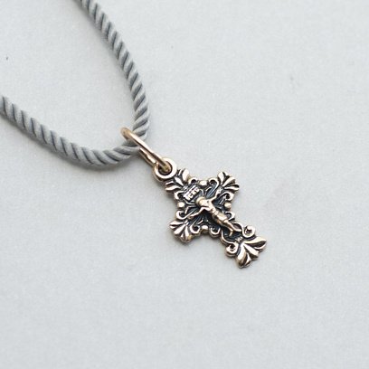 Православний хрест "Розп'яття. Спаси і Збережи" (чорніння) п01229 №5