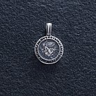Серебряная ладанка "Ангел Хранитель" 133001 от ювелирного магазина Оникс - 2