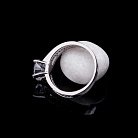 Серебряное помолвочное кольцо с фианитами 111838 от ювелирного магазина Оникс - 1