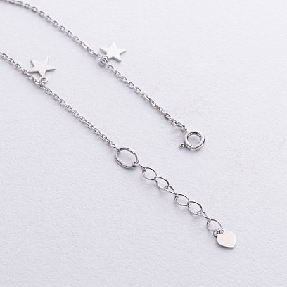 Серебряный браслет "Звездочки" на ногу 905-00899 №2