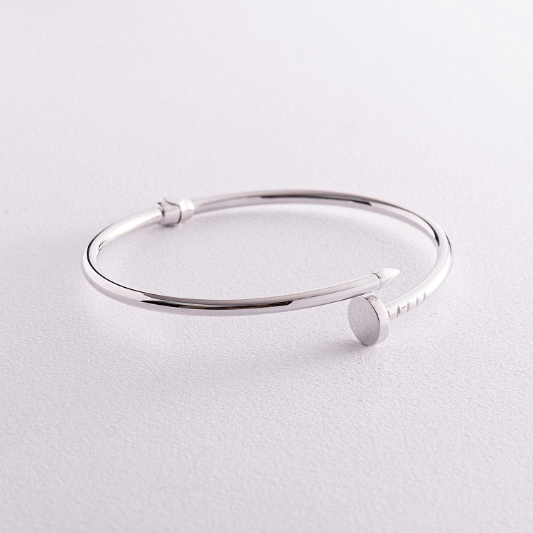 Браслет "Цвях" у білому золоті б03081 від ювелірного магазину Онікс - 2