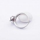 Срібний перстень з фіанітами 111531 от ювелирного магазина Оникс - 2
