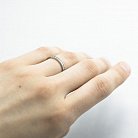 Золотое кольцо с фианитами к02953 от ювелирного магазина Оникс - 2