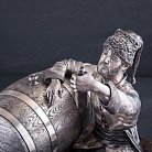 Серебряная фигура ручной работы "Счастье козака" сер00044к от ювелирного магазина Оникс - 2